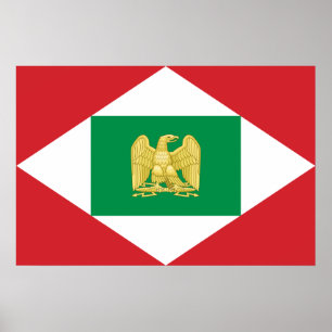 Poster Drapeau Napoléon de l'Italie
