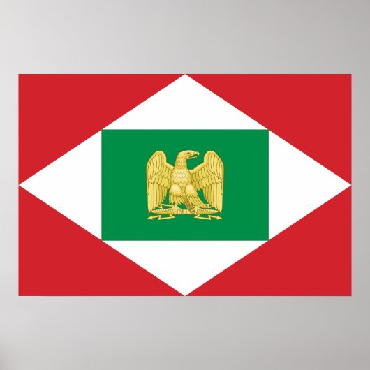 Poster Drapeau Napoléon de l'Italie (Devant)