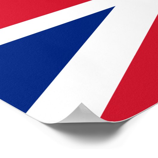 Poster Drapeau national britannique (Coin)