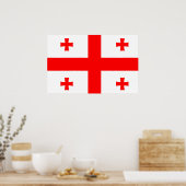 Poster Drapeau national de Géorgie (Cuisine)