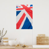 Poster Drapeau National De Grande-Bretagne (Cuisine)