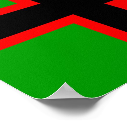 Poster Drapeau national de Karelia (Coin)