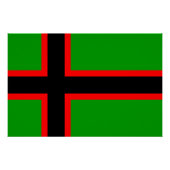 Poster Drapeau national de Karelia (Devant)