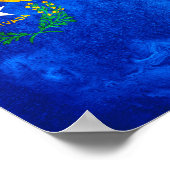 Poster Drapeau national du Nevada (Coin)