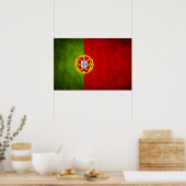 Poster drapeau national du Portugal (Cuisine)