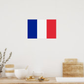 Poster Drapeau national français (Cuisine)