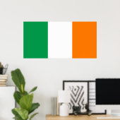 Poster Drapeau national irlandais (Bureau à domicile)