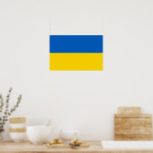 Poster Drapeau national ukrainien (Cuisine)