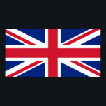 Poster Drapeau national Union Jack Royaume-Uni Angleterre<br><div class="desc">Depuis 1606, le drapeau de l'Union, le drapeau royal de l'Union ou l'Union Jack est le drapeau national du Royaume-Uni. Champ bleu sur lequel la croix de Saint-André contrechangea avec la croix de Saint-Patrick, sur toute la croix de Saint-Georges fimbriquée. Ce travail créé par le Gouvernement du Royaume-Uni est du...</div>