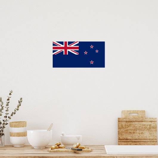 Poster Drapeau néo-zélandais (Cuisine)