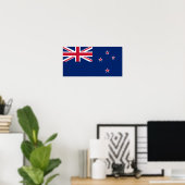 Poster Drapeau néo-zélandais (Bureau à domicile)