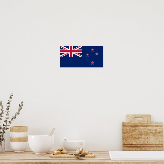 Poster Drapeau néo-zélandais (Cuisine)