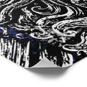 Poster Drapeau Odin ravens épées Viking Mythologie (Coin)