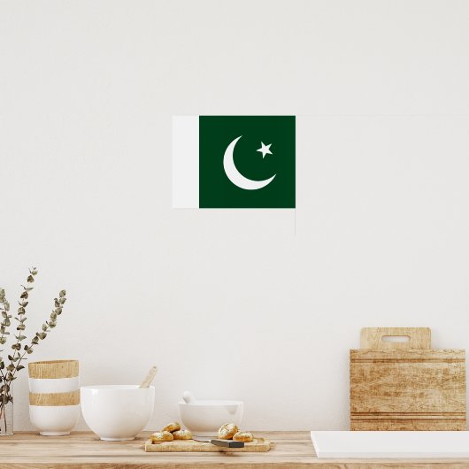 Poster Drapeau pakistanais (Cuisine)