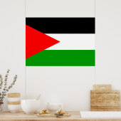 Poster Drapeau palestinien (Cuisine)