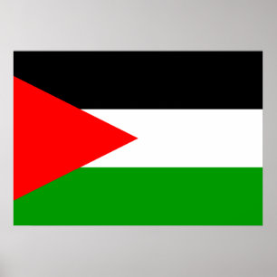 Poster Drapeau palestinien