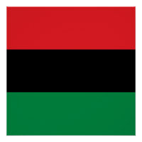 Drapeau panafricain de l'UNIA