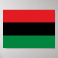 Drapeau panafricain de l'UNIA