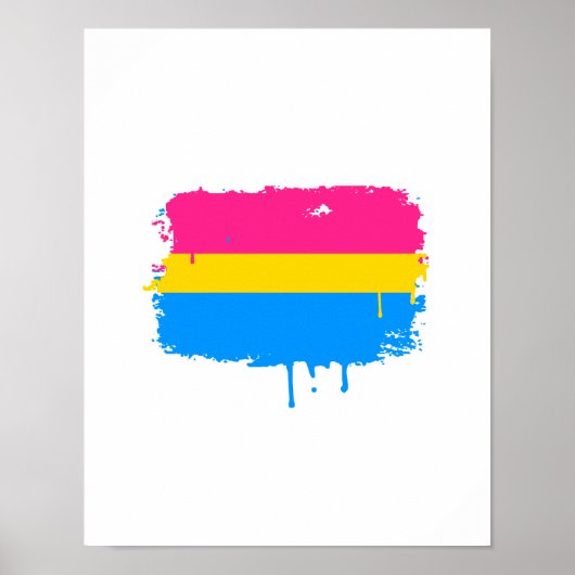 POSTER DRAPEAU PANSEXUEL (Devant)