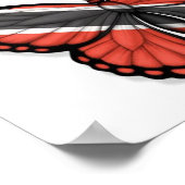 Poster Drapeau papillon de Trinité-et-Tobago (Coin)