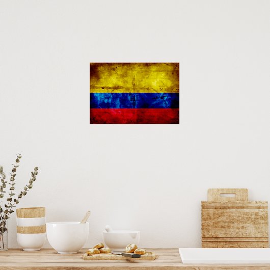 Poster Drapeau patiné (Cuisine)