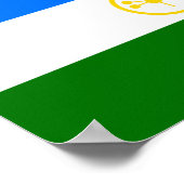 Poster Drapeau patriotique Bachkortostan (Coin)