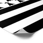 Poster Drapeau patriotique breton (Coin)