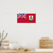 Poster Drapeau patriotique des Bermudes (Cuisine)
