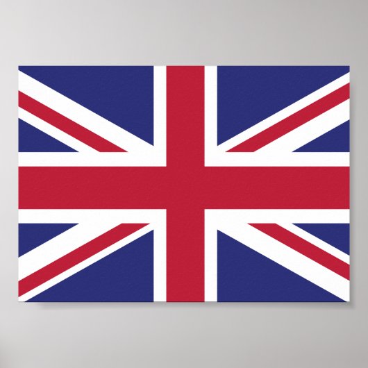 Poster Drapeau patriotique du Royaume-Uni (Devant)