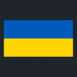 Poster Drapeau patriotique ukrainien<br><div class="desc">Drapeau patriotique de l'Ukraine</div>