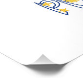 Poster Drapeau philippin philippin personnalisé (Coin)