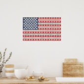 Poster Drapeau pirate américain (Cuisine)