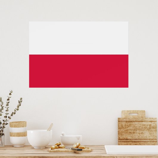 Poster Drapeau Pologne (Cuisine)