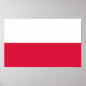 Poster Drapeau polonais (Pologne) (Devant)