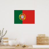 Poster Drapeau portugais Bandeira De Portugal (Cuisine)