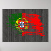 Poster Drapeau portugais cool (Devant)