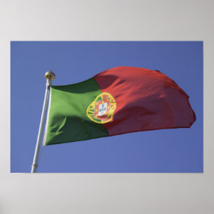 Poster Drapeau portugais RF)