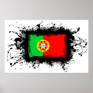 Poster Drapeau Portugal