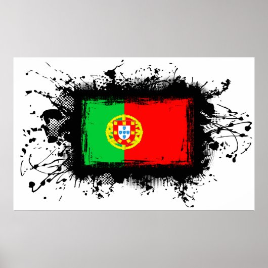 Poster Drapeau Portugal (Devant)