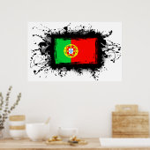 Poster Drapeau Portugal (Cuisine)