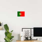 Poster Drapeau Portugal (Bureau à domicile)