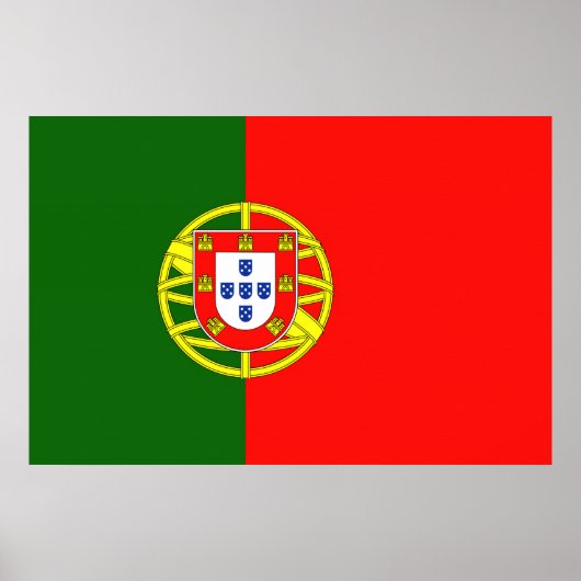 Poster Drapeau Portugal  (Devant)