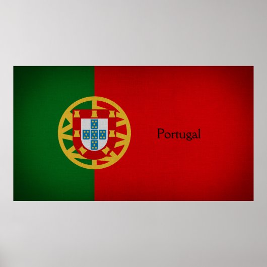 Poster Drapeau Portugal (Devant)