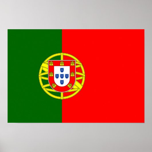 Poster Drapeau Portugal (Devant)