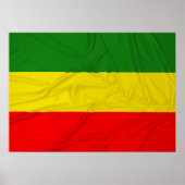 Poster Drapeau rastafarien (Devant)