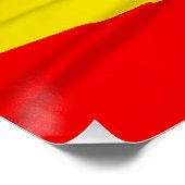 Poster Drapeau rastafarien (Coin)