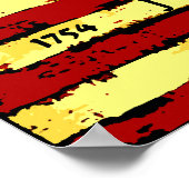 Poster Drapeau révolutionnaire américain (Coin)