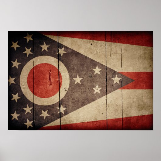 Poster Drapeau robuste en Ohio (Devant)