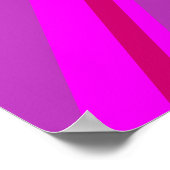 Poster Drapeau rose Fuchsia Union Jack (Coin)