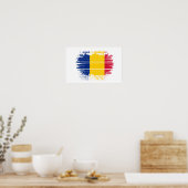 Poster Drapeau roumain (Cuisine)